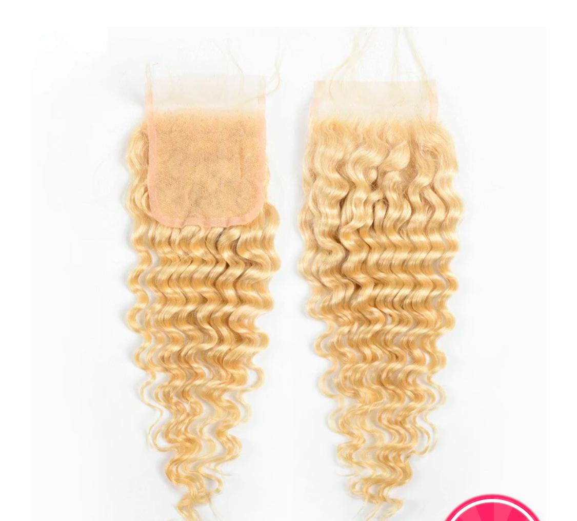 613 Blonde virgin hair extension