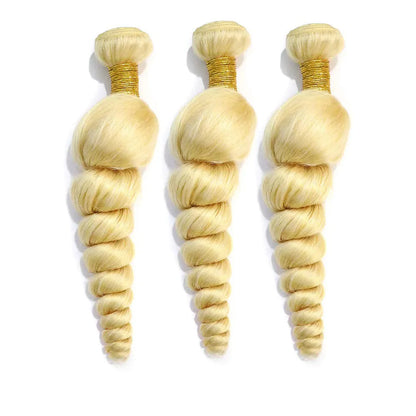 613 Blonde 100% Virgin Human Hair Bundle deals